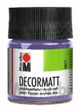 Marabu Decormatt Acryl - Lavendel 007, 50 ml Acrylfarbe lavendel Acrylfarbe auf Wasserbasis 50 ml