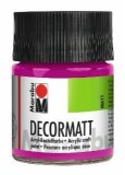 Marabu Decormatt Acryl - Magenta 014, 50 ml Acrylfarbe magenta Acrylfarbe auf Wasserbasis 50 ml
