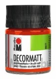 Marabu Decormatt Acryl - Zinnoberrot hell 030, 50 ml Acrylfarbe zinnoberrot hell 50 ml