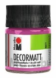 Marabu Decormatt Acryl - Pink 033, 50 ml Acrylfarbe pink Acrylfarbe auf Wasserbasis 50 ml
