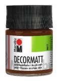 Marabu Decormatt Acryl - Hellbraun 047, 50 ml Acrylfarbe hellbraun Acrylfarbe auf Wasserbasis 50 ml