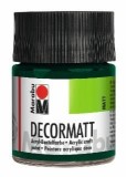 Marabu Decormatt Acryl - Tannengrün 075, 50 ml Acrylfarbe tannengrün Acrylfarbe auf Wasserbasis