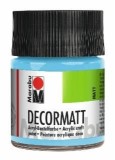 Marabu Decormatt Acryl - Hellblau 090, 50 ml Acrylfarbe hellblau Acrylfarbe auf Wasserbasis 50 ml