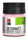 Marabu Decormatt Acryl - Wildrose 231, 50 ml Acrylfarbe wildrose Acrylfarbe auf Wasserbasis 50 ml