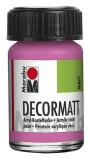 Marabu Decormatt Acryl - Pink 033, 15 ml Acrylfarbe pink Acrylfarbe auf Wasserbasis 15 ml