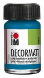 Marabu Decormatt Acryl - Cyan 056, 15 ml Acrylfarbe cyan Acrylfarbe auf Wasserbasis 15 ml