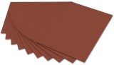Folia Tonpapier - 50 x 70 cm, rotbraun Mindestabnahmemenge - 10 Blatt Tonpapier rotbraun 50 x 70 cm