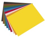 Folia Tonpapier - 50 x 70 cm, 10 Farben sortiert Mindestabnahmemenge - 100 Blatt Tonpapier 130 g/qm