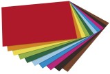 Folia Tonpapier - A4, 10 Farben sortiert Mindestabnahmemenge - 100 Blatt Tonpapier 21 x 29,7 cm