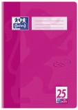 Oxford Heft A4 / 16 Blatt Lineatur 25 - Touch pink Heft 25 9 mm liniert, weißer Rand rechts pink A4