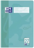 Oxford Heft A4 / 16 Blatt Lineatur 27 - Touch aqua Heft 27 9 mm liniert, beidseitiger Rand aqua A4