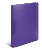 Herma Schulordner - A4, 2-D-Ring Ø25 mm, transluzent violett mit Niederhalter Ringbuch A4 2 25