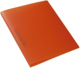 Herma Schulordner - A4, 2-D-Ring Ø25 mm, transluzent orange mit Niederhalter Ringbuch A4 D-Mechanik