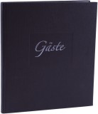 Goldbuch Gästebuch Seda - 23 x 25 cm, 176 Seiten, schwarz Gästebuch Seda neutral 176 weiße Seiten