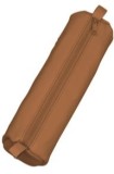 Alassio® Schlamperrolle - Leder, braun Faulenzer Leder braun 21 cm 6 cm