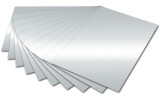Folia Tonpapier - A4, silber glänzend Mindestabnahmemenge - 100 Blatt Tonpapier silber glänzend