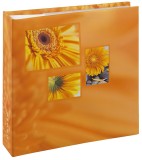 hama® Memo-Album Singo - für 200 Fotos im Format 10x15 cm, orange integrierte CD-Tasche neutral