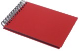 Rössler Papier Fotospiralbuch SOHO - 19,5 x 14,5 cm, 40 Seiten, rot Fotoalbum SOHO neutral rot