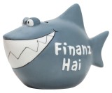 KCG Spardose Hai Finanz-Hai - Keramik, klein Spardose Hai Finanz-Hai 14,5 cm 11 cm Keramik