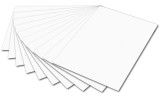 Folia Tonpapier - 50 x 70 cm, weiß Mindestabnahmemenge - 10 Blatt Tonpapier weiß 50 x 70 cm