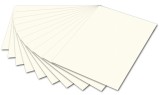 Folia Tonpapier - 50 x 70 cm, perlweiß Mindestabnahmemenge - 10 Blatt Tonpapier perlweiß 130 g/qm