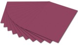 Folia Tonpapier - 50 x 70 cm, weinrot Mindestabnahmemenge - 10 Blatt Tonpapier weinrot 50 x 70 cm