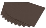 Folia Tonpapier - 50 x 70 cm, dunkelbraun Mindestabnahmemenge - 10 Blatt Tonpapier dunkelbraun