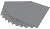 Folia Tonpapier - A4, steingrau Mindestabnahmemenge - 100 Blatt Tonpapier steingrau 21 x 29,7 cm