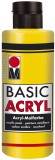 Marabu Basic Acryl - Gelb 019, 80 ml Acrylfarbe gelb 80 ml