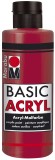 Marabu Basic Acryl - Karminrot 032, 80 ml Acrylfarbe karminrot 80 ml
