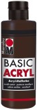 Marabu Basic Acryl - Dunkelbraun 045, 80 ml Acrylfarbe dunkelbraun 80 ml