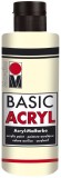 Marabu Basic Acryl - Elfenbein 271, 80 ml Acrylfarbe elfenbein 80 ml