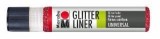 Marabu Glitter-Liner - Rubin 538, 25 ml Glitter-Liner Rubin auf Wasserbasis 25 ml