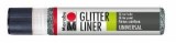 Marabu Glitter-Liner - Graphit 579, 25 ml Glitter-Liner Graphit auf Wasserbasis 25 ml