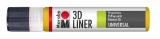 Marabu 3D-Liner - mittelgelb 621, 25 ml 3D-Liner mittelgelb auf Wasserbasis 25 ml