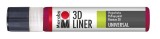 Marabu 3D-Liner - rubinrot 638, 25 ml 3D-Liner rubinrot auf Wasserbasis 25 ml