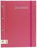Roth Zeugnismappe - 12 Hüllen, pink Zeugnismappe pink 24 x 31,5 cm 12 Buchleineinband