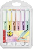 STABILO® Textmarker swing® cool Pastel - 6er Pack - 6 Farben Ideal für den Schulstart. Textmarker