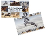 Herma Schreibunterlage Pferde - 55 x 35 cm beidseitig verwendbar Schreibunterlage Pferde 550 mm