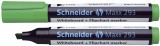 Schneider Board-Marker Maxx 293 - 2+5 mm, grün Kombimarker für Whiteboards und Flipcharts. grün