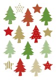 Herma 15266 Sticker DECOR Oh Tannenbaum Weihnachtsetiketten Oh Tannenbaum selbstklebend 48  Stück