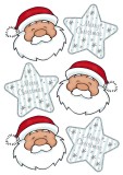 Herma 15261 Sticker DECOR Nikolausgruss Weihnachtsetiketten Nikolausgruss selbstklebend 18 Stück