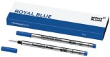 Montblanc® Tintenrollermine - F, royal blue Mindestabnahmemenge 2 Stück Tintenrollermine blau F