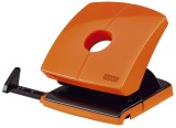 Novus® Locher (Büro) B230 - 30 Blatt, 4-fach Lochung, Anschlagschiene, orange Locher 30 Blatt