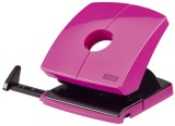 Novus® Locher (Büro) B230 - 30 Blatt, 4-fach Lochung, Anschlagschiene, pink Locher 30 Blatt 80 mm