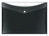Veloflex® Dokumentenhülle VELOCOLOR® - A4 glänzend schwarz Sammeltasche A4 23,5 x 33,5 x 0,25 cm
