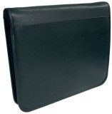 WEDO® Collegemappe - A4, schwarz, 4-Ringe Ø 34 mm, mit Solarrechner Schreibmappe schwarz 28,5 cm