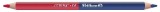 Pelikan® Silbentrennstift - rot/blau, dick Mindestabnahmemenge = 12 Stück Farbstift rot/blau 4 mm