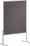 Franken Moderationstafel PRO - 120 x 150 cm, grau/Filz, einteilig Moderatorentafel 120 x 150 cm grau