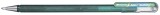 Pentel® Gelschreiber Hybrid Dual Glitter - 0,5 mm, grün/metallic blau Gelschreiber 0,5 mm